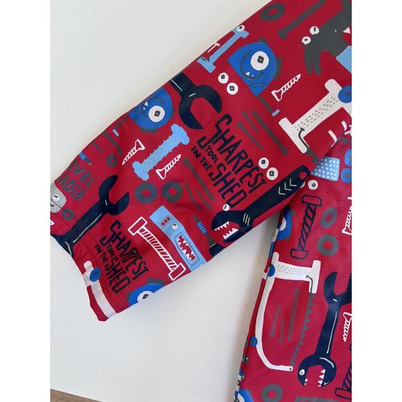 Hatley Mr. Fix It Tools Rain Jacket - Picture 9 of 11